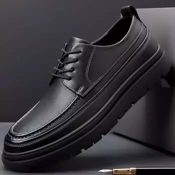 Handmade Italian Designer Men s Shoes Luxury Brand Formal Casual Shoes High Quality Genuine Leather Oxford Business Dress Shoes 38 чёрный