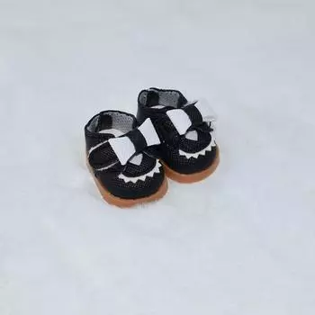 Handmade Labubu Shoes Replacement PU Leather Shoes Fashion Doll Shoes Cotton Doll