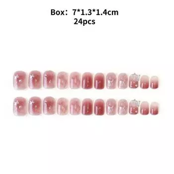 Handmade Wear Nail Fashion Casual Simple Exquisite Classic Nail Style Patch