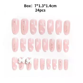 Handmade Wear Nail Fashion Cute Threedimensional Bow Exquisite Nail Patch Style