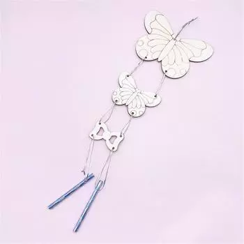 Упаковка из деревянного материала для подвески в виде колокольчика ручной работы из дерева, украшение в виде граффити