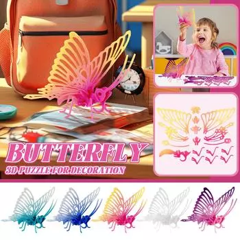 Hands Craft DIY 3D Printed Puzzle – Wild Animals Bundle Pack Set Brain Teaser Puzzles Educational Toy Adults And Kids To Build Safe One Size синий