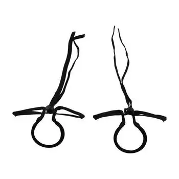 Hands Free Neck Microphone Holder Adjustable Microphone Holder Mic Holder Stand Magic Props чёрный