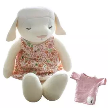 Hands Organic Sheep Doll Natural + цельный предмет + футболка розового цвета, смешанные цвета, корейские детские товары