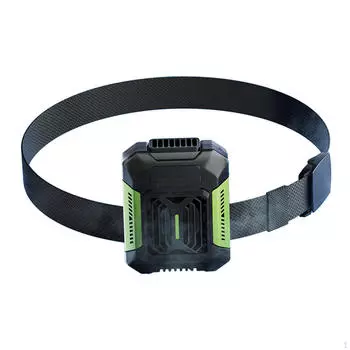 Hands- Портативный вентилятор с регулируемой скоростью ветра - Идеально подходит для путешествий и использования на открытом воздухе зелёный