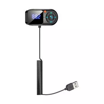 Handsfree Wireless Bluetooth 5.0 Car FM Transmitter Bluetooth MP3 Player Fm Transmitter Durable
