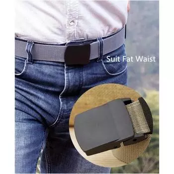 Handsome Cool Men s Fashion Practical Tactical Military Nylon Buckle Waist Belt Waistband 120cm кофейный