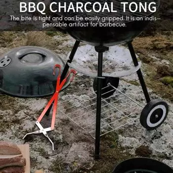 Handy Barbecue Tongs Practical Charcoal Clip Grill Tool BBQ Tools Outdoor Style-C