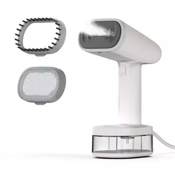 Handy Clothes Steam Постоянный отпариватель Запускается через 30 минут 250 мл Большая ультра-складчатая щетка с нулевой степенью сминания Белый HuBDIC Парогенератор, утюг, вешалка, секунд, емкость,