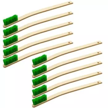 Handy Crown Nylon Brush Curved 3 Lines 10P