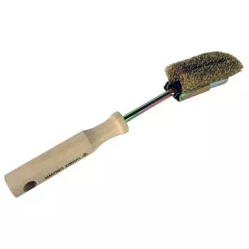 Handy Crown Wooden Channel Brush U Shape Brass