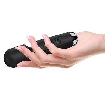 Handy Massager 8 типов вибрации 20 типов портативный [модель 2024] (BK) Водонепроницаемый, тихий, + режимов, переключаемый, легкий,