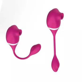 Handy Massager Vibe Электрический массажер Мощная вибрация Маленький массажер Массажер Womanizer Электрический массажер 10 режимов вибрации 7 режимов всасывания (Роза)