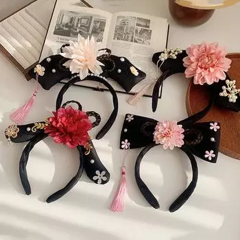 Hanfu Headdress Hanfu Hair Hoop Ancient Style Headwear Antique Headband Chinese Style Headwear F