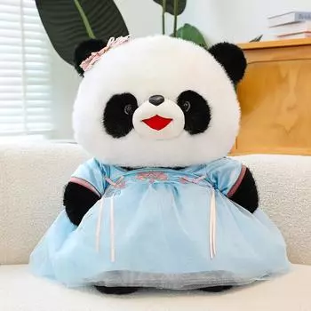 Hanfu Panda Doll Plush Toy Cute National Treasure Panda Doll Children S Soothing Birthday Gift 30cm0.38kg