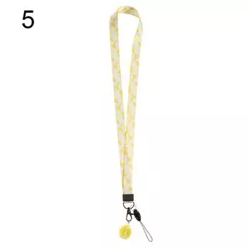 Hang Rope Wrist Strap Cute Fruit Lanyard Phone Strap Lanyard Lariat Lanyard Keychain Wrist Rope 5
