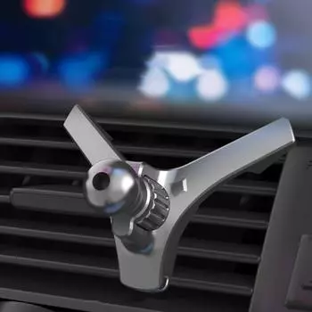 Hang Up The Line Car Holder Base Phone Air Outlet Holder Mobile Phone Support Air Vent Holder Clip 17mm ball head