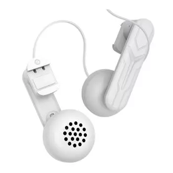 Hanging Audioed Headphones Comfortable Sound Enhancer White for Q 3 VR Headsets Improve Game Experience