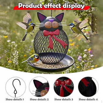 Hanging Bird Feeder,Feeding Dish Tray,Food Dispenser,Hummingbirds Station for Parrot