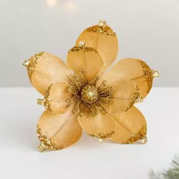 Hanging Christmas Glitter Flower Simulation Sequins Flower Creative Artificial Flower Wedding розовый