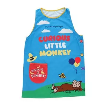 hanging monkey [Marushin] Run-shaped apron, H84W61.5cm/220g