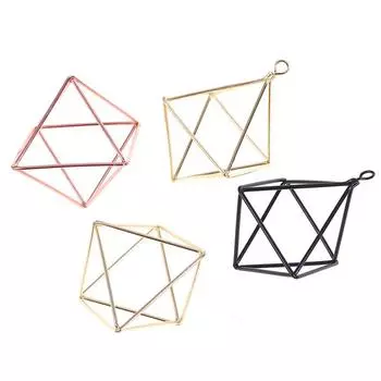 Подвесные кашпо Геометрические качели Кованое железо Tillandsia Air Plants Holder A2