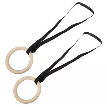 Hanging Ring Stable Hanging Ring Gymnastics Ring Adjustable Comfort Bodyweight Training Home Gym Maximum Load Capacity 150kg &