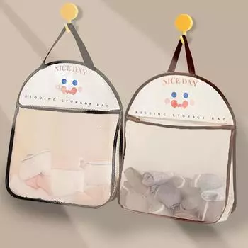 Hanging Sundries Storage Net Underwear Socks Storage Hanging Bag Wardrobe Storage Bag Behind The Door Storage Hanging Wall Bag 10pcs чёрный