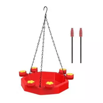 Hanging Wild Bird Feeder Plastic Bird Water Feeder Hummingbird Feeder Tray Outdoor