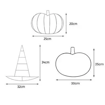 Hanging Wreath Form Halloween Wreath Frame Thanksgiving Pumpkin Wreath Frame Diy Farmhouse Decor Metal Wire Form for Front Door