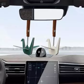 Hangings Car Fragrance Car Perfume Lasting Fragrance Car Accessories Crane Car Fragrance Pendant Car Crane Aromatherapy Pendant белый