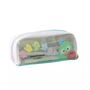 Hangyodon Cartoon Pen Bag With Dual Layers And Spacious Storage For Students