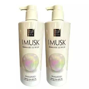 Hanju Mall Mise-en-scne Pearl Shining Repair Shampoo White Musk Fragrance 1000ml x 2, 1L, 1