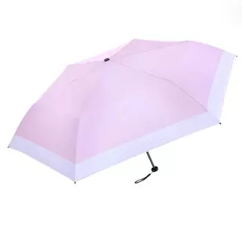 Hankins Folding Parasol JIS UV Full Perfect for Rain or Summer Pink Umbrella, [Lightweight 129g, Certified] Protection, Blackout, Women s, Shine, розовый