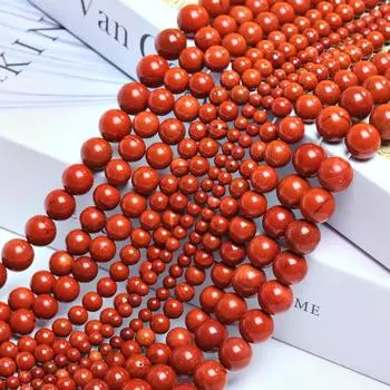 Hanmade 40/30/20/20 шт. ожерелье из красного камня ювелирные изделия аксессуары браслеты свободные бусины 4/6/8/10 мм круглые подвески своими руками натуральный камень 4mm