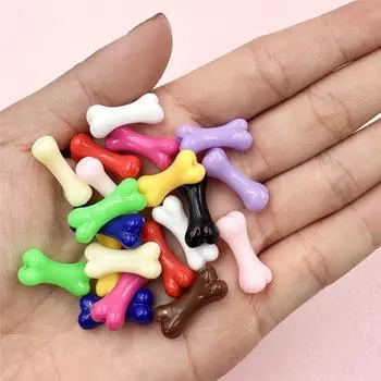 Бусины акрила ручной работы 8,6*20 мм, цветные кости, модные бусины 20 шт., материалы ручной работы about 8.6*20mm 20pcs зелёный