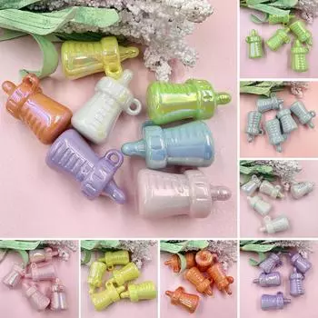 Hanmade Loose Beads DIY 20.8*33.7mm Feeding Bottle Jewelry Accessories 5Pcs Fashion Handmade Material for Crafted разноцветный