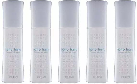 hanohano Platinum Silk Lotion Set of 5 Lotion Sensitive Skin Moist Mist