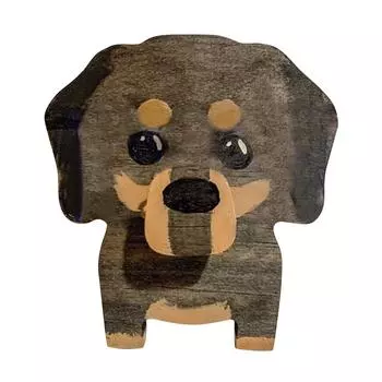 Hans-Dachshund подставка для очков для домашних животных, милые деревянные украшения для домашних животных для украшения рабочего стола, произведения искусства One Size