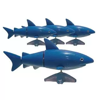 Hans Windup Shark 4p + Stand 4p, popular toys in Korea