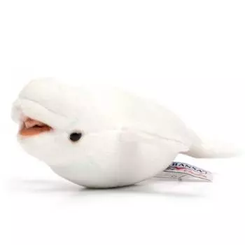 Hansa Toy Stuffed Animal 6651 Beluga Whale Beluga, 8см, белый, Популярные игрушки для корейских детей
