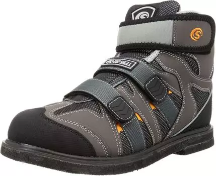 Hanshin Soji Felt Spike Shoes High Cut Model Magic L Gray TS-923 серый