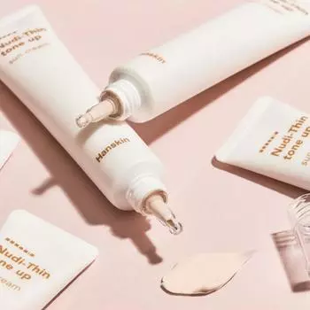 Hanskin Nudi Thin Tone Up Sun Cream 40 мл SPF50+ PA++