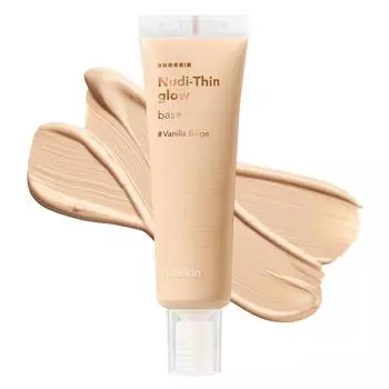 Hanskin Nudy Thin Glow Base 30 мл, 1 шт, Vanilla Beige No. 20~22