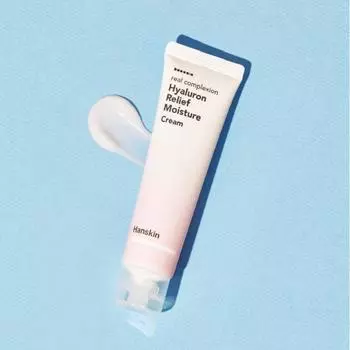 Hanskin Real Complexion Hyaluron Relief Увлажняющий крем 50 мл