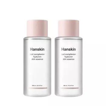 Hanskin Real Complexion Hyaluronic Skin Essence, 300мл, 2 шт. Популярная корейская косметика