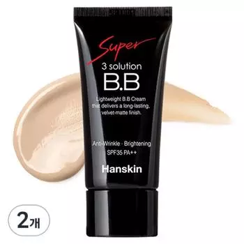 Hanskin Super Three Solution BB-крем SPF35 PA++ 30 мл, 2 шт.