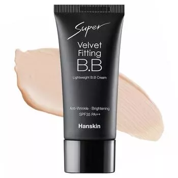Hanskin Super Velvet Fitting BB Cream SPF35 PA++ 30ml, Natural Beige, 1 ea.
