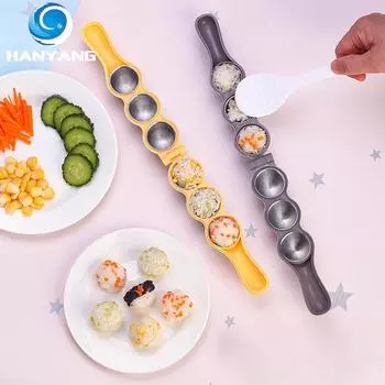 HANYANG 304 форма для рисовых шариков из нержавеющей стали, встряхивающий рисовый шарик, боги, сделай сам, рис, вспомогательная еда
