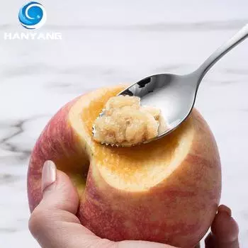 HANYANG 304 Ложка для соскребания из нержавеющей стали, креативная ложка для арбуза, ложка для яблочного пюре, фруктовое пюре, многофункциональная ложка